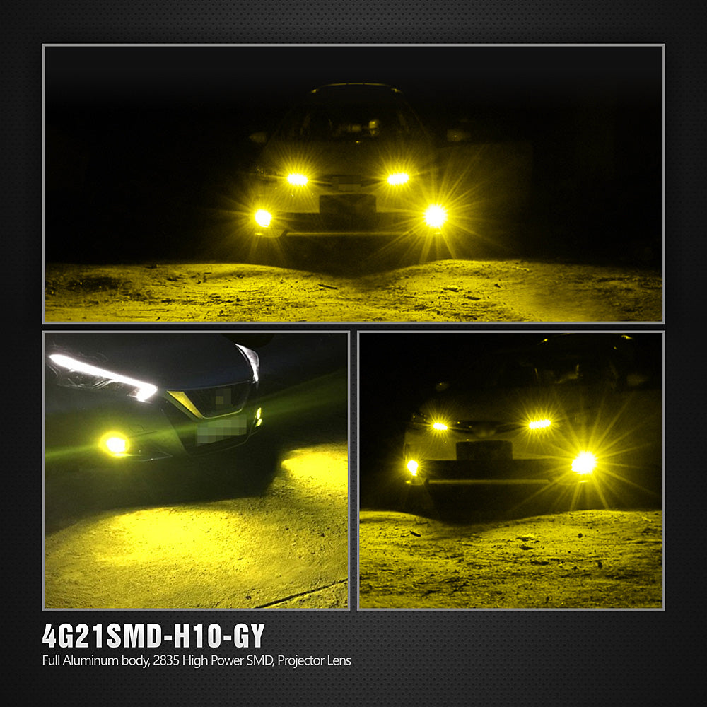 CG LED Fog Lights-H10 Golden Yellow