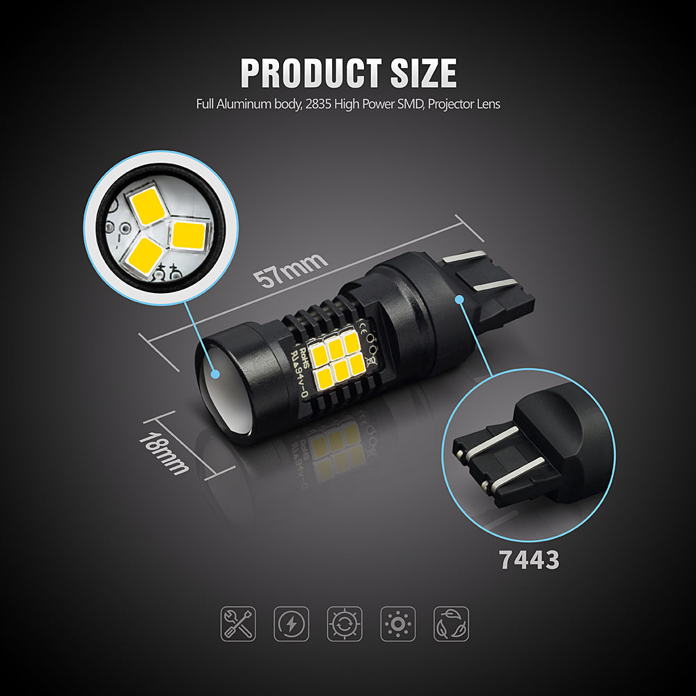 Sirius Led Rls 7443 CK Series LED Exterior Light-7443 White – SIRIUSLED