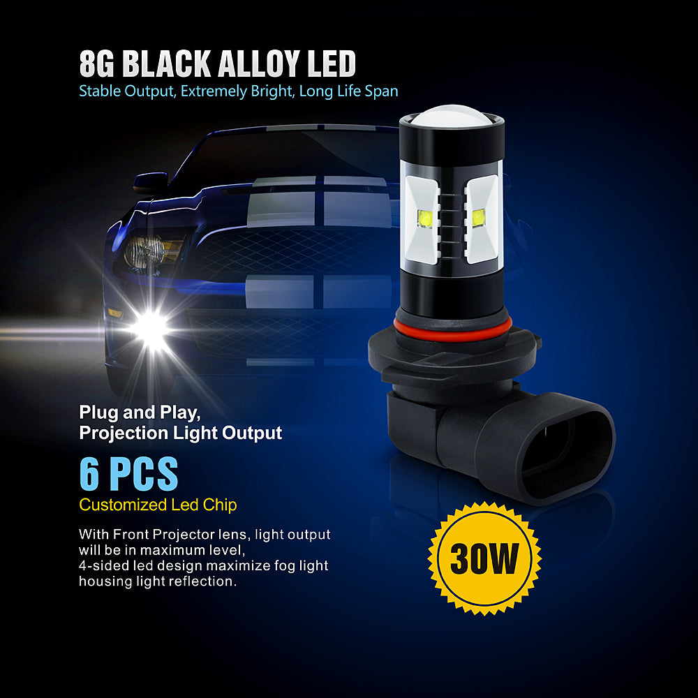 BK 30W LED Fog Lights-9005