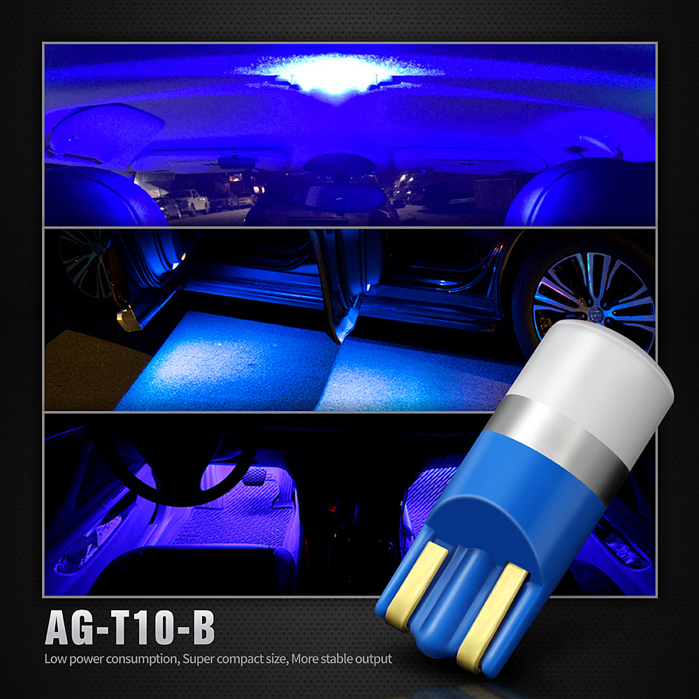 Pack of 6 LED Interior Lights-194 Blue